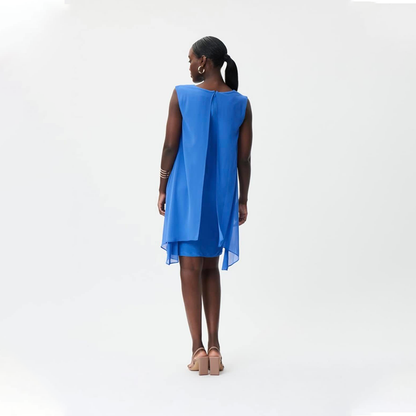 Sleeveless Hi-Low Hem Dress