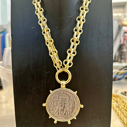 Gold Chain Link Necklace